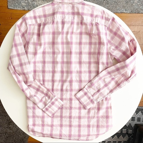 Bonobos Summer Weight Slim Fit Plaid Button down Shirt Men’s Size Small - Picture 8 of 10